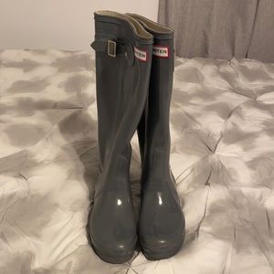Gray Hunter Tall Boots